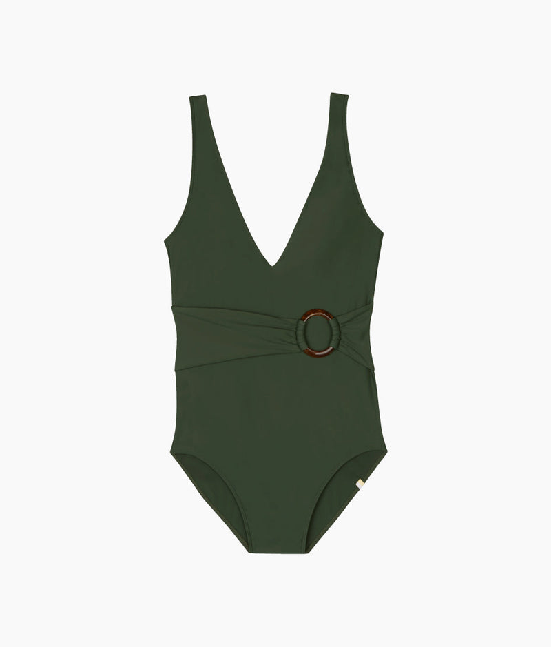 The Cinch Belted Backflip - Olive