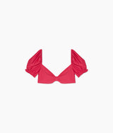 The Puff Sleeve Bikini Top - Spritz