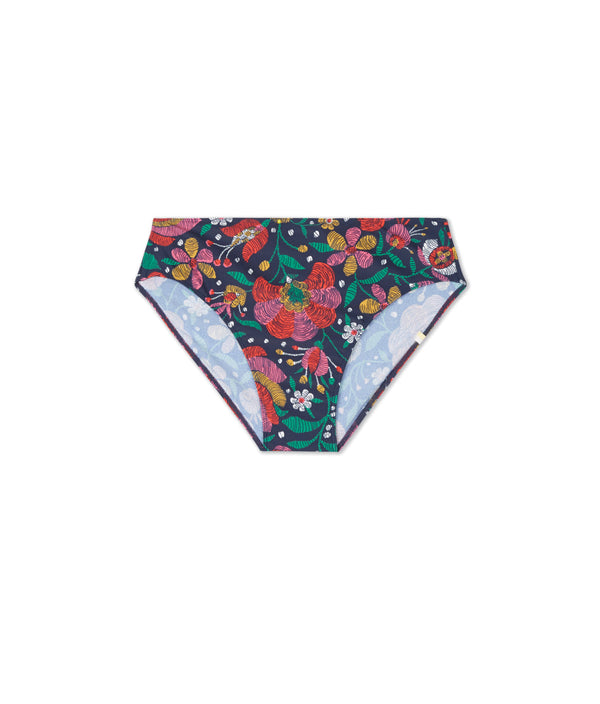 The Classic Mid-Rise Bikini Bottom - Super Bloom