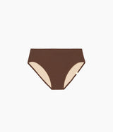 The LuxeCrinkle High Leg High Rise Bottom - Mocha