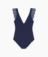 The Eyelet Ruffle Backflip - Deep Sea