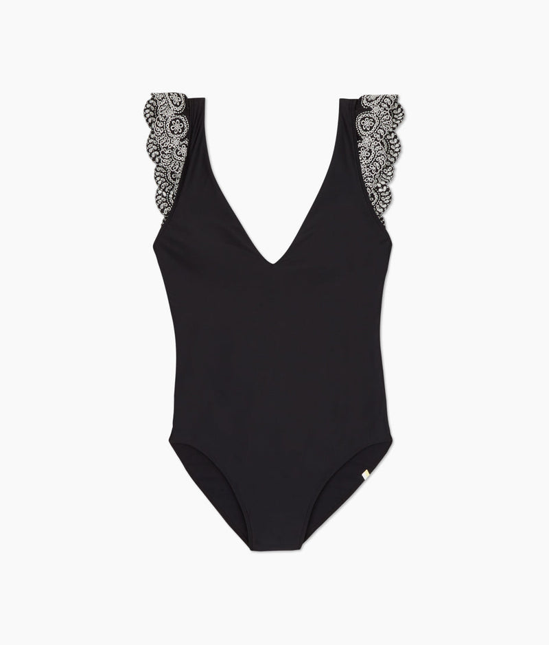 The Eyelet Ruffle Backflip - Sea Urchin