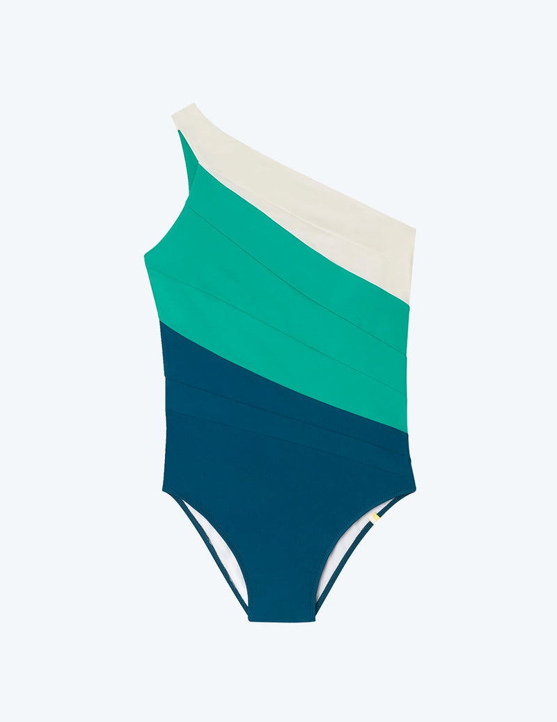 The Long Torso Sidestroke - Seaweed & Seaglass & White Sand