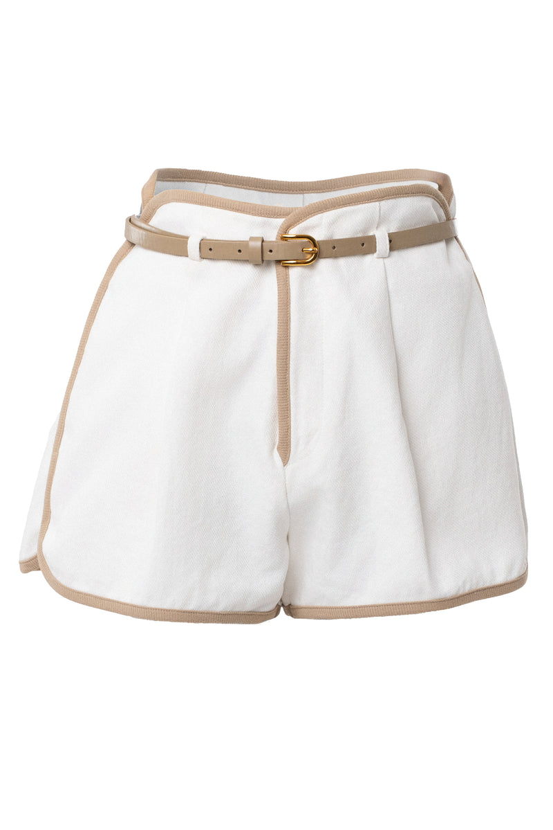 Ivory Sun Glow Shorts