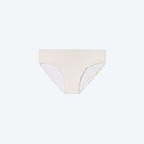 The High Leg Mid Rise Bikini Bottom - White Sand