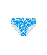 The High Leg High Rise Bottom - Floral Wave in Azure