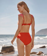 The High Leg High Rise Bottom - Lava