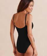 The Long Torso Sea Breeze Cutout One-Piece - Sea Urchin