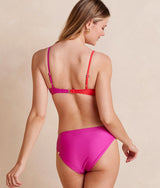 The Marina Bikini Top - Hibiscus & Grapefruit