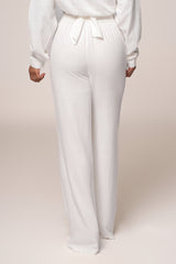 Ivory Thea Linen Pants