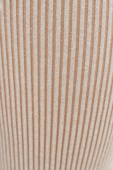 Taupe/White Faya Ribbed Pants