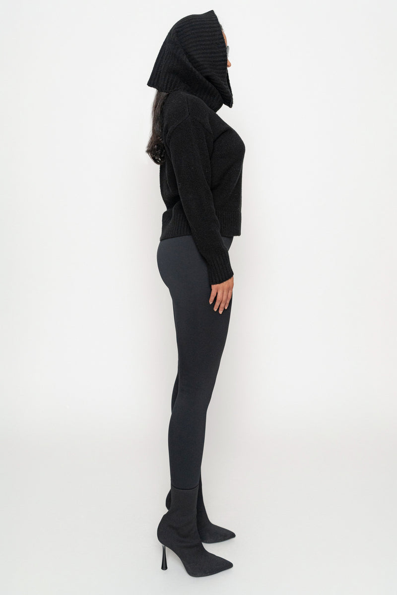 Black Essential High-Waist Leggings