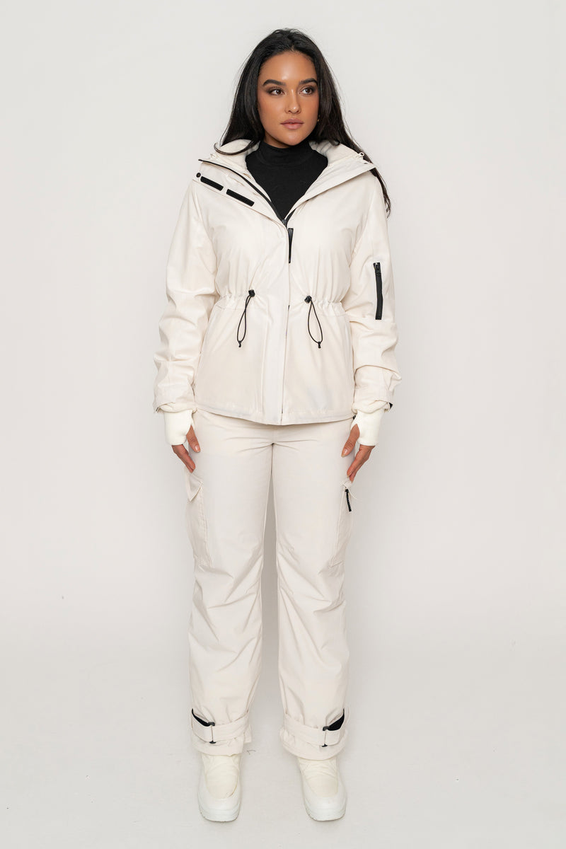 Ivory Snowfall Ski Pants