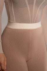 Beige Marlow Leggings