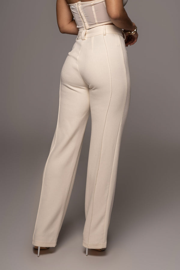 Ivory  Arlette Trousers