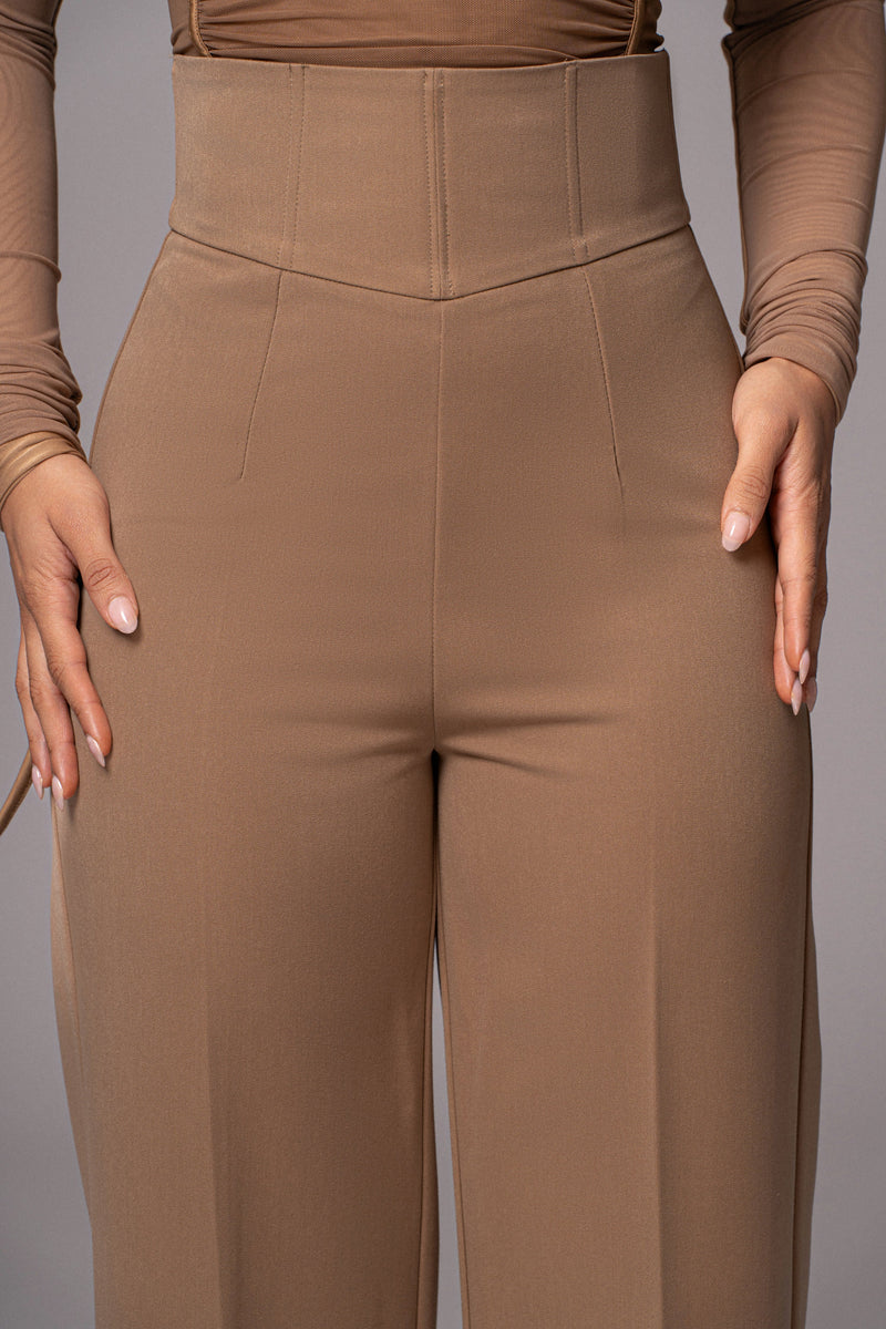 Tan Novena Woven Pants