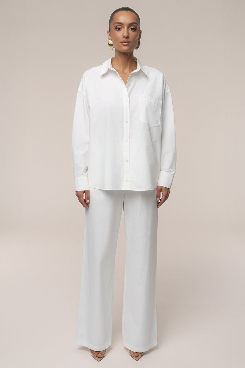 Ivory Leon Poplin Pant