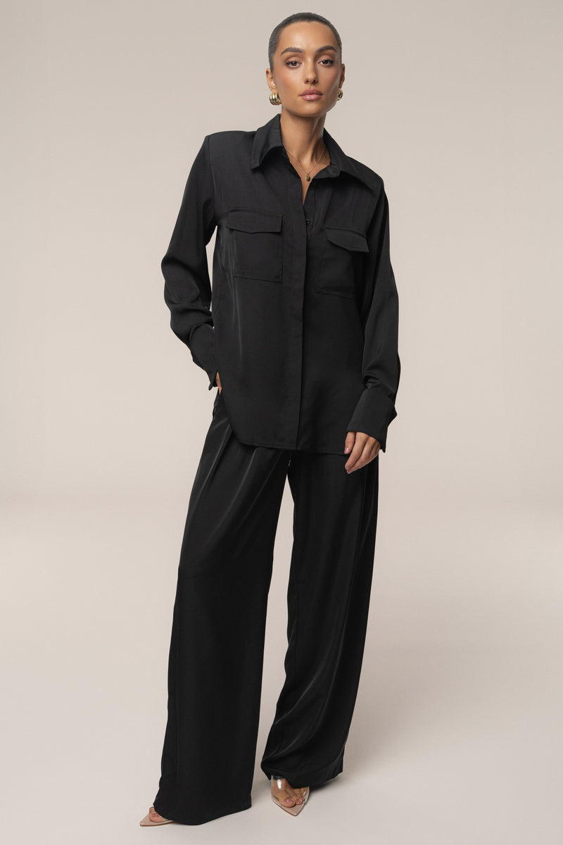 Black Candice Trousers