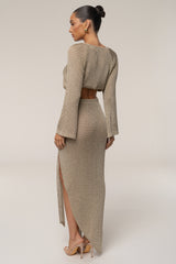 PRE-ORDER Gold Sunlit Metallic Sarong