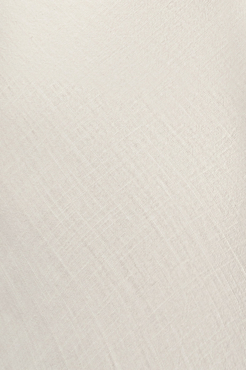 Ivory Villa Views Linen Trousers