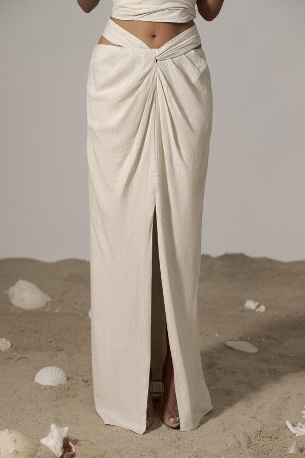 Natural Dreamland Linen Skirt
