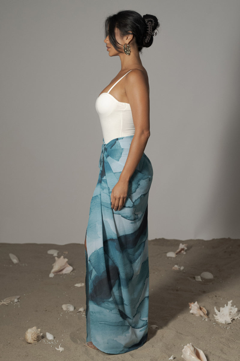 Blue Print Noelia Printed Skirt