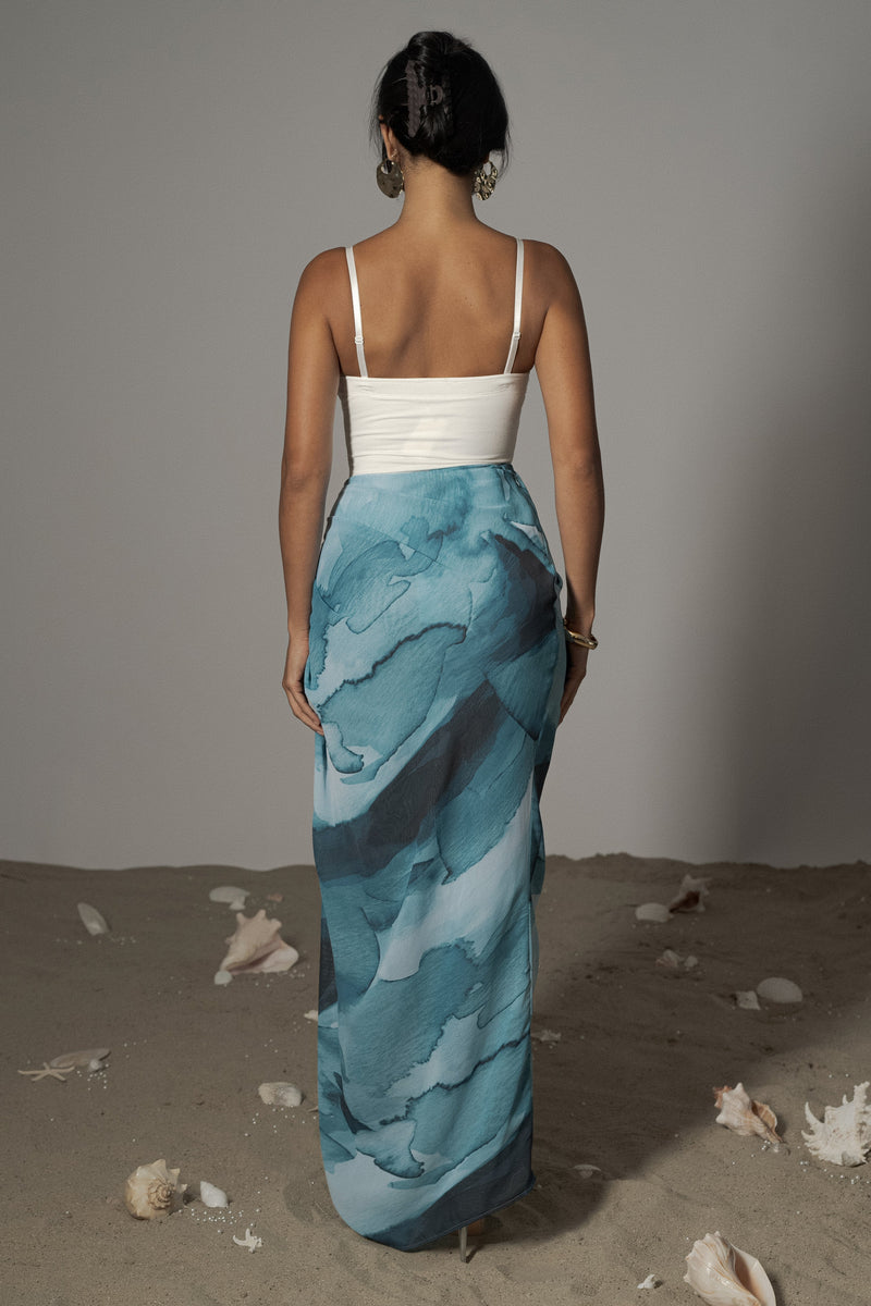 Blue Print Noelia Printed Skirt