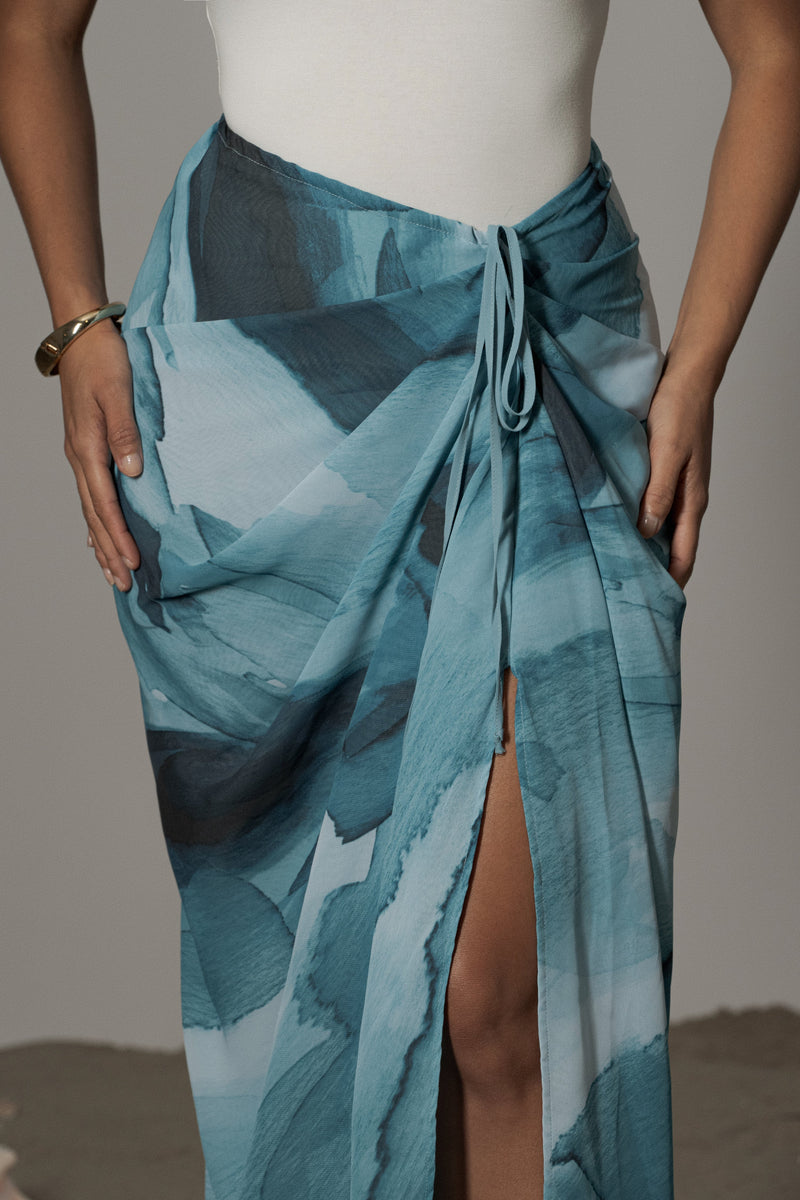 Blue Print Noelia Printed Skirt