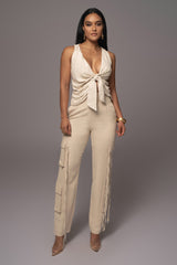 Natural Better Half Linen Utility Pants