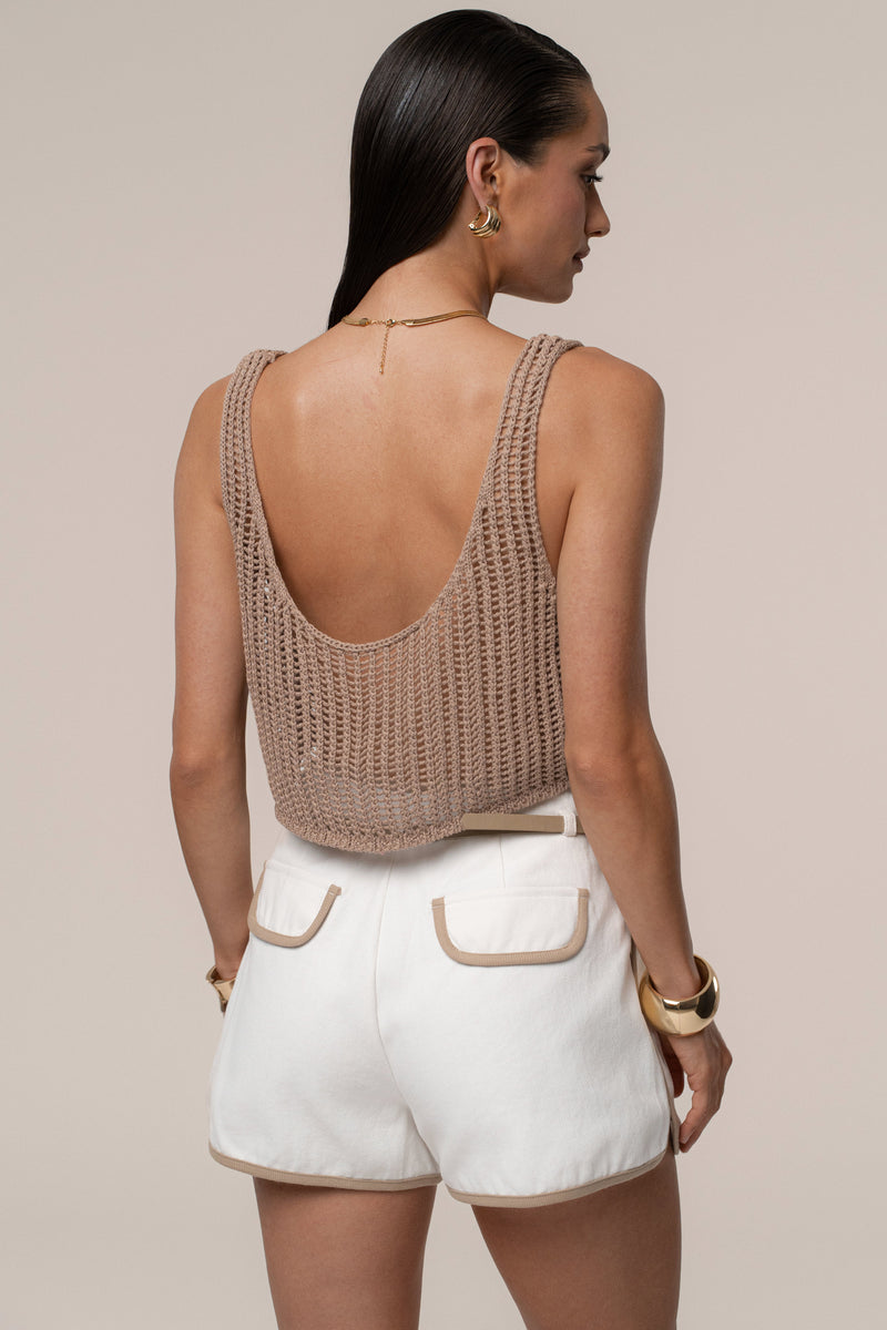 Ivory Sun Glow Shorts