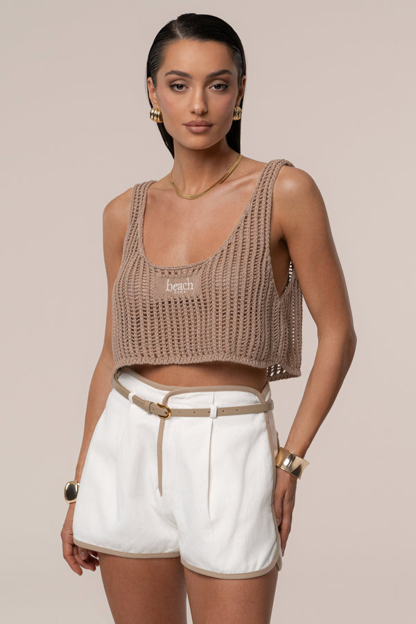 Ivory Sun Glow Shorts