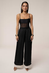 Black Jet Set Wide Leg Pants