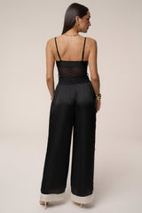 Black Jet Set Wide Leg Pants