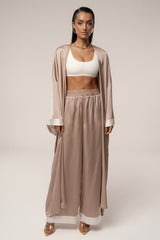 Mocha Jet Set Wide Leg Pants
