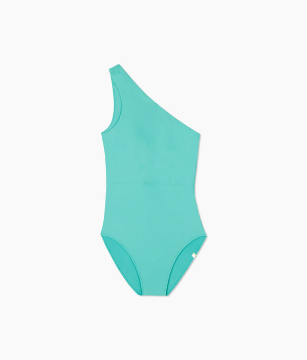 The Ruched Sidestroke - Ocean Jade