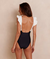 The Ruffle Backflip - Sea Urchin & White Sand
