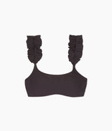 The RippleRib Ruffle Bikini Top - Sea Urchin