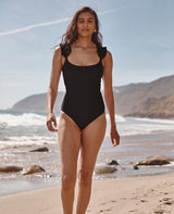 The RippleRib Ruffle One-Piece - Sea Urchin
