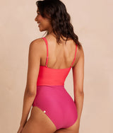 The Seascape Sweetheart One Piece - Summer Berry & Spritz