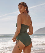 The DreamDrape Cinched Bandeau - Olive