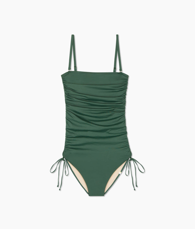 The DreamDrape Cinched Bandeau - Olive
