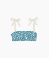 The Tie Oasis Bikini Top - Meadow Floral in Mist