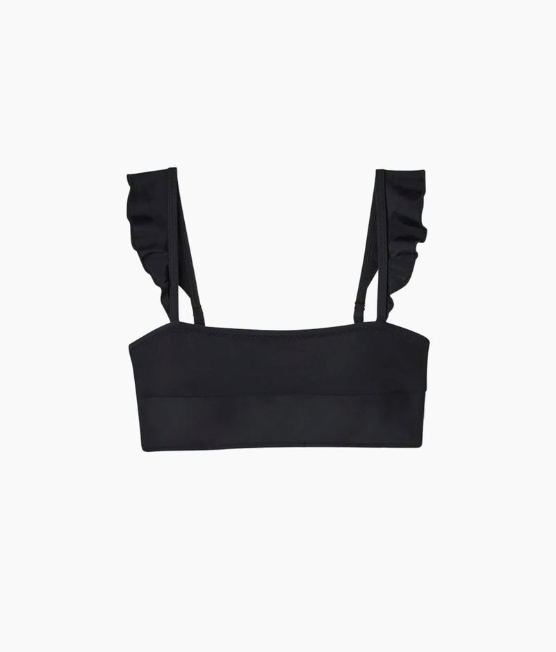 The Ruffle Oasis Bikini Top - Sea Urchin
