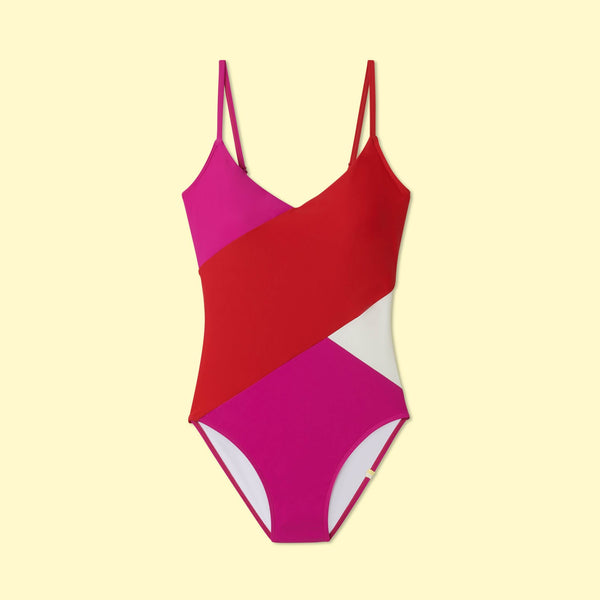 The Long Torso Marina - Lava & Hibiscus & White Sand